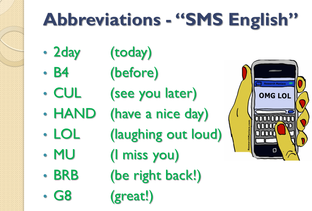 English messages. Abbreviations в английском языке. SMS сокращения в английском языке. Смс на английском с сокращениями примеры. Акронимы примеры на английском.