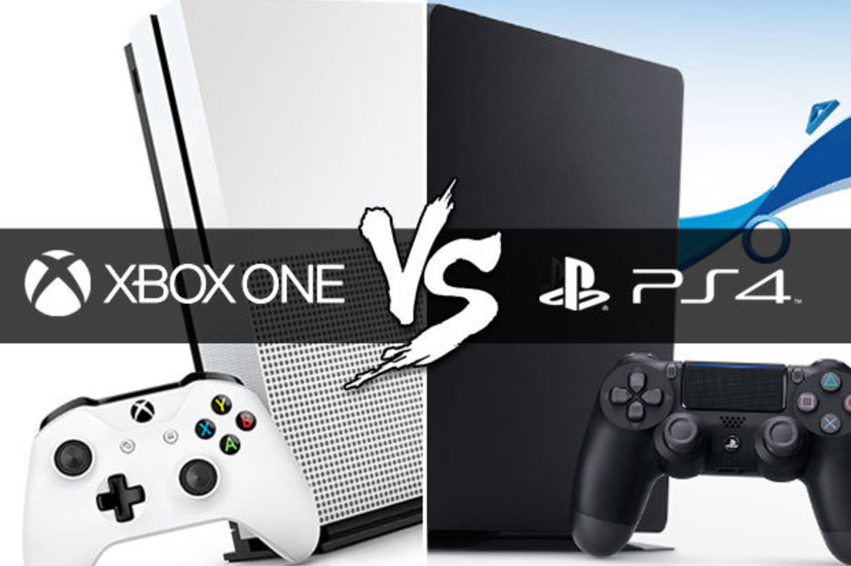 Подходит ли играть. Xbox one vs ps4. PS vs Xbox. Х бокс one s против пс4. Sony PLAYSTATION vs Microsoft Xbox.