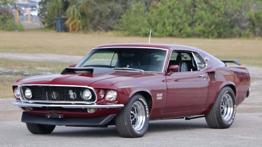 Ford Mustang Boss 429 1969 чёрный