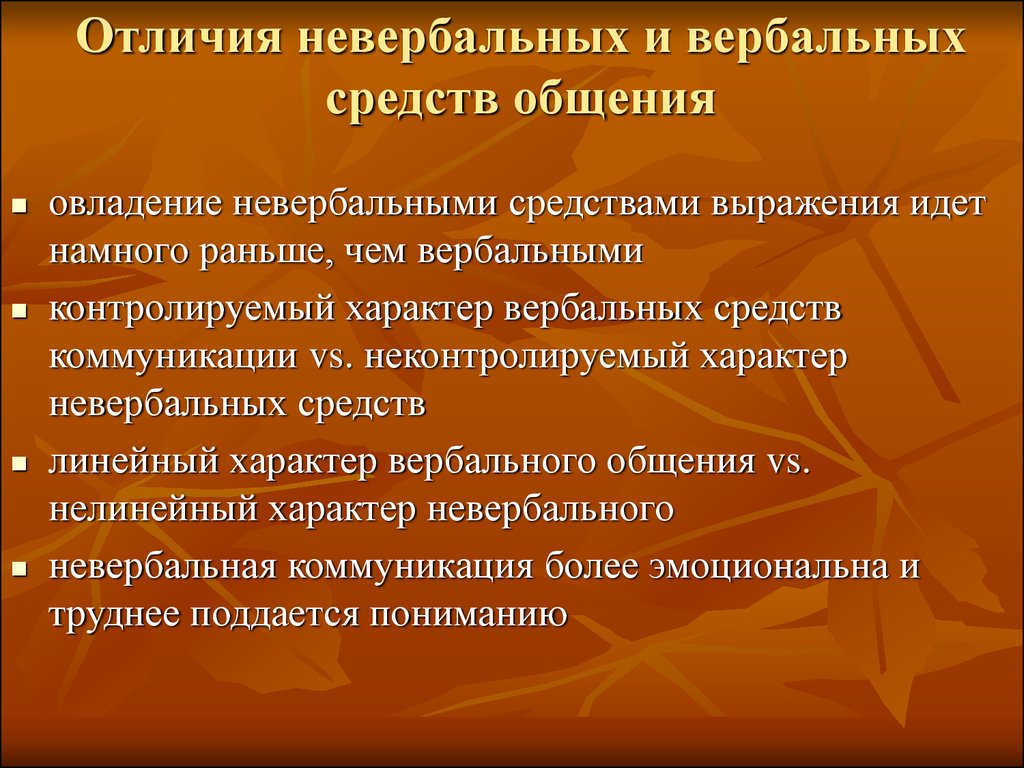 Подготовьте реферат на тему невербальные средства коммуникации оформите иллюстрированную презентацию