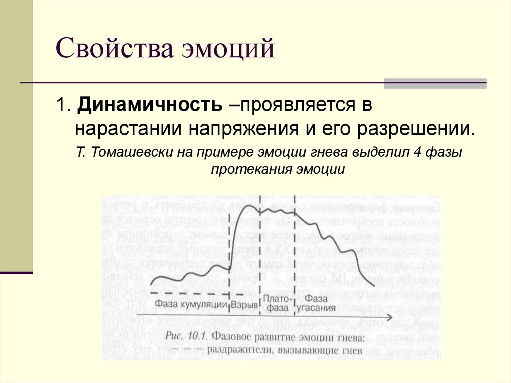 Эмоциональные характеристики. Свойства эмоций динамичность. Т. Томашевски на примере эмоции гнева выделил 4 фазы протекания эмоции. Фазовое развитие эмоции гнева. Динамика протекания эмоций.