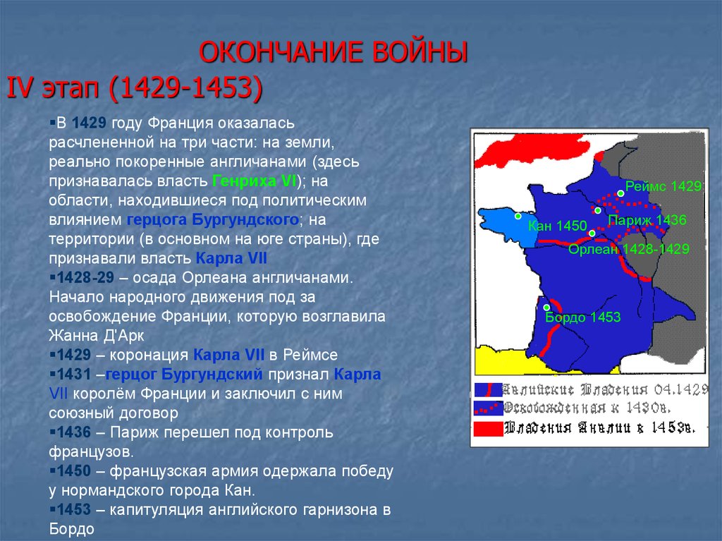 История 6 класс столетняя. Окончание столетней войны. Основные события столетней войны. Владения герцога бургундского после столетней войны.