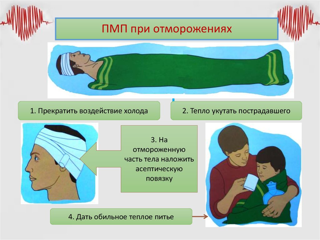 Пострадавший чувствует