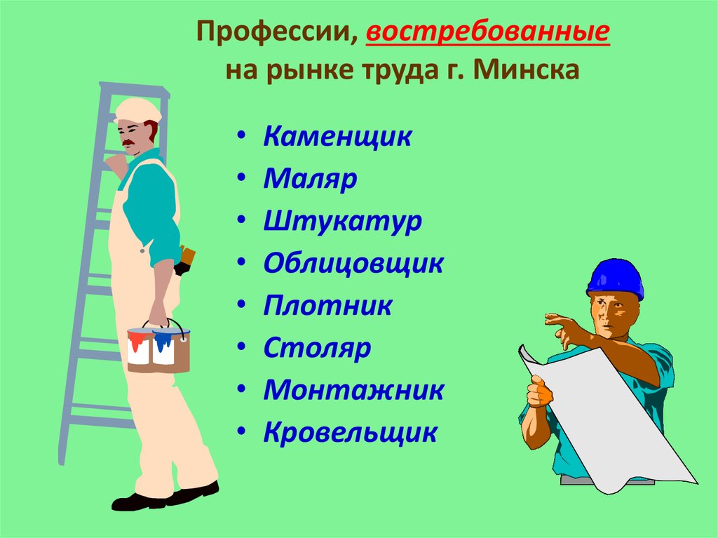 Профессии с чертежами