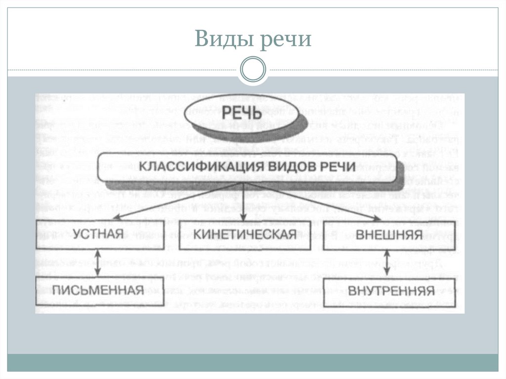 Виды речи. Классификация речи. Классификация видов речевой деятельности. Виды речи в психологии.