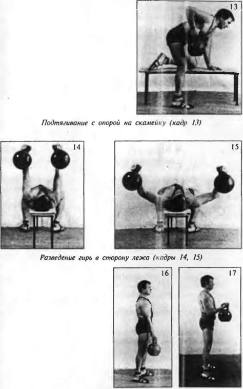 Упражнения с гирями и штангой мчс методический план