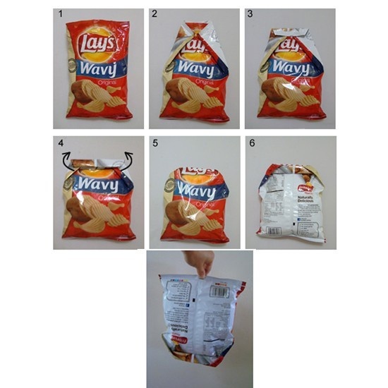 лайфхак с пачкой чипсов. лайфхак закрыть чипсы. закрыть пакет с чипсами. закрыть пачку чипсов. анимированная пачка чипсов.