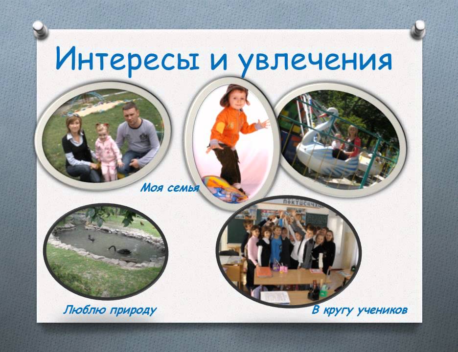 Интересы и увлечения. Интересы и любимые занятия.