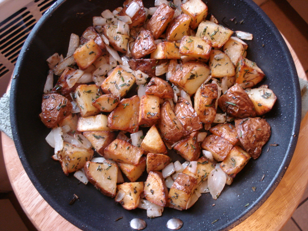 Картошка жареная на сковороде рецепт с фото
