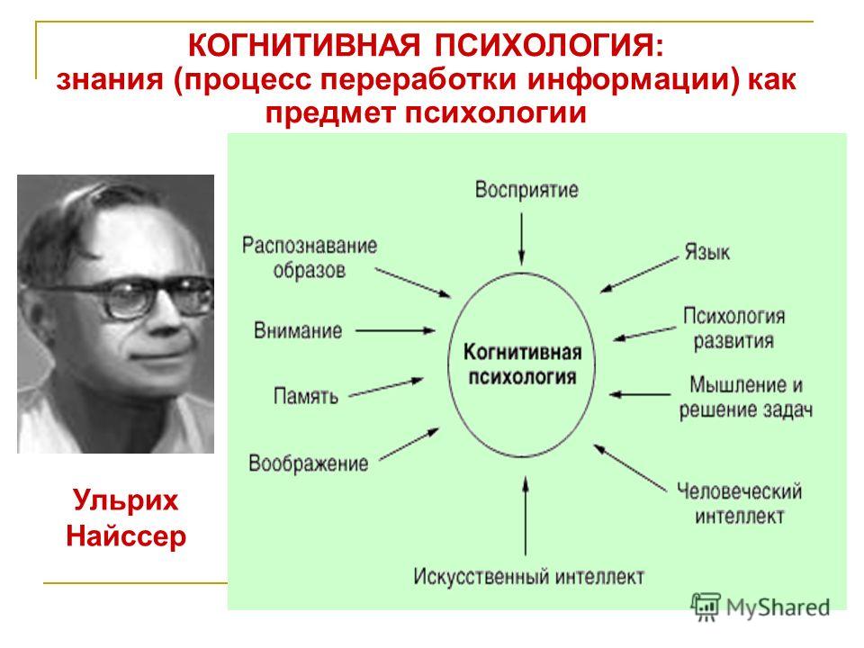 Виды когнитивных схем