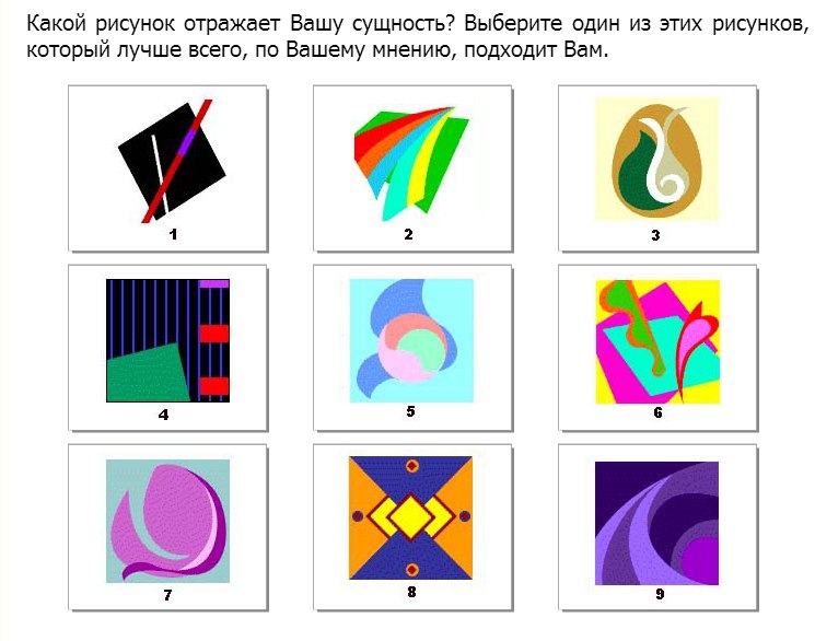 Тест мое психологическое состояние по картинкам