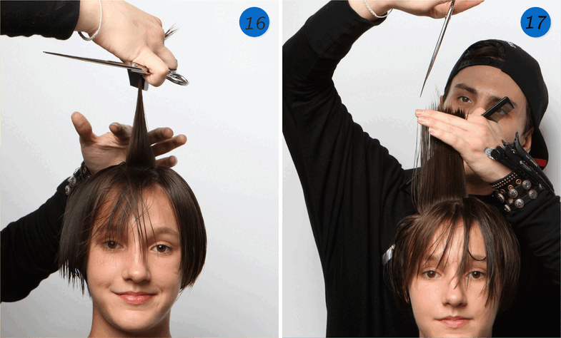 Подстричь короче волосы самой