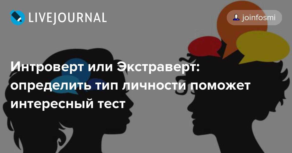 Интроверт или экстраверт тест по картинке