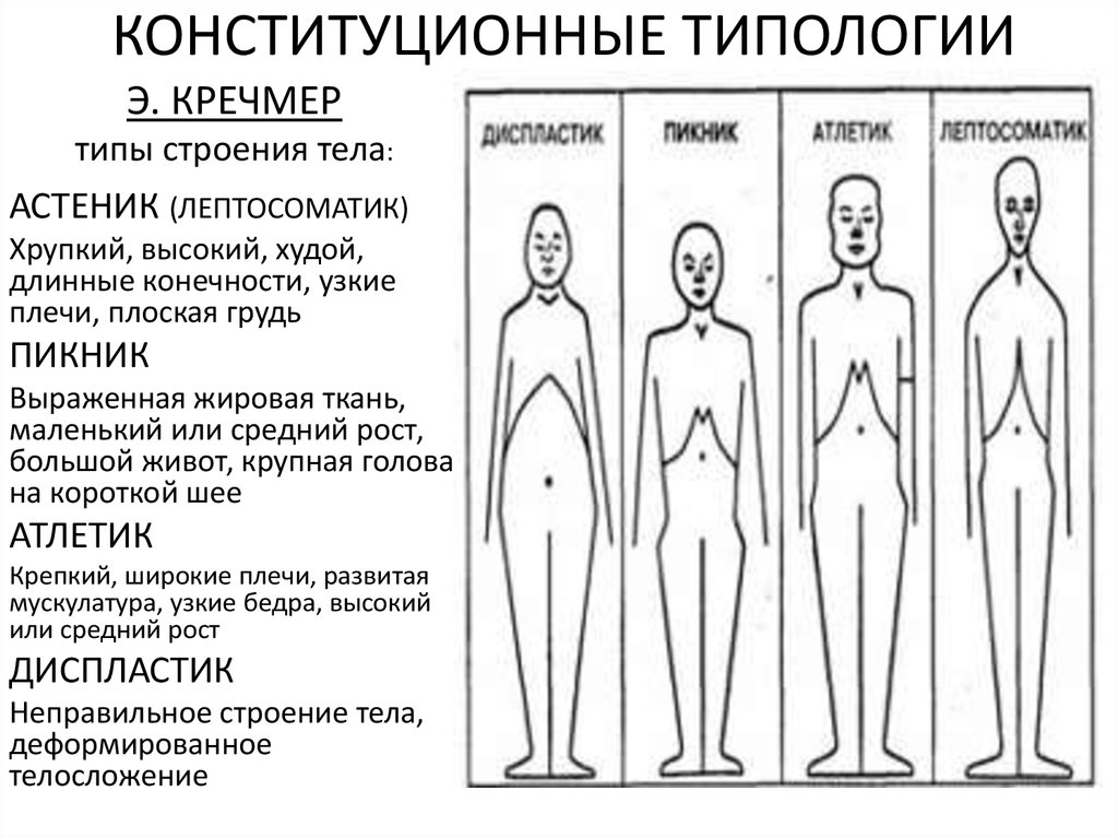 Типы личности схема