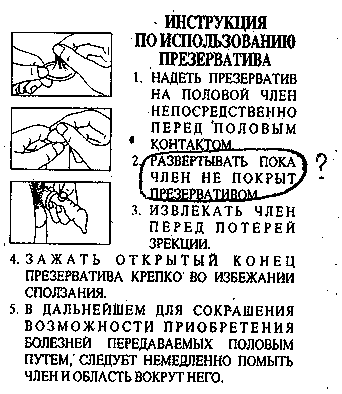 Как правильно надевать презик