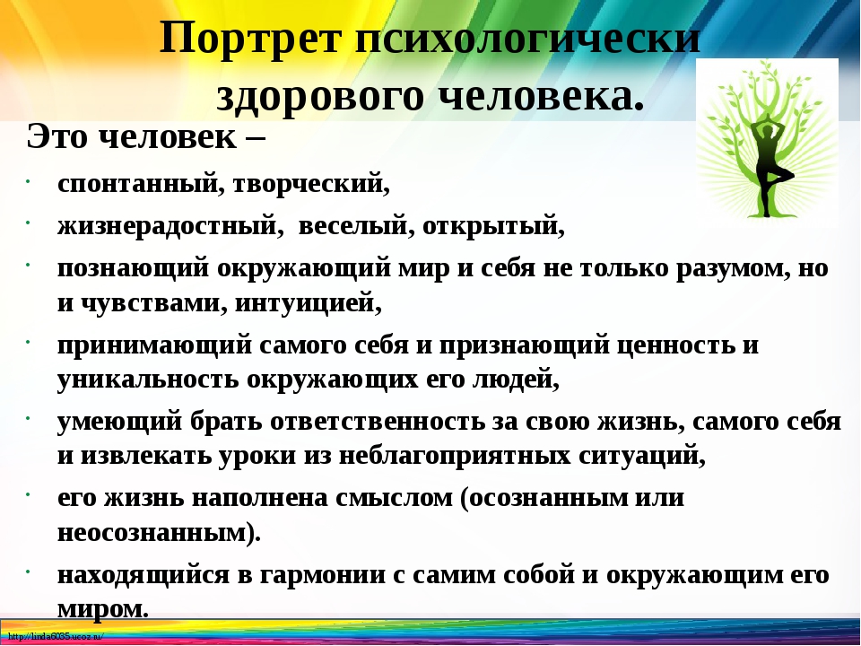 Признаки здорового человека. Портрет психологически здорового человека. Психологический портрет здоровой личности. Психологически здоровый человек. Портрет психически здорового человека.