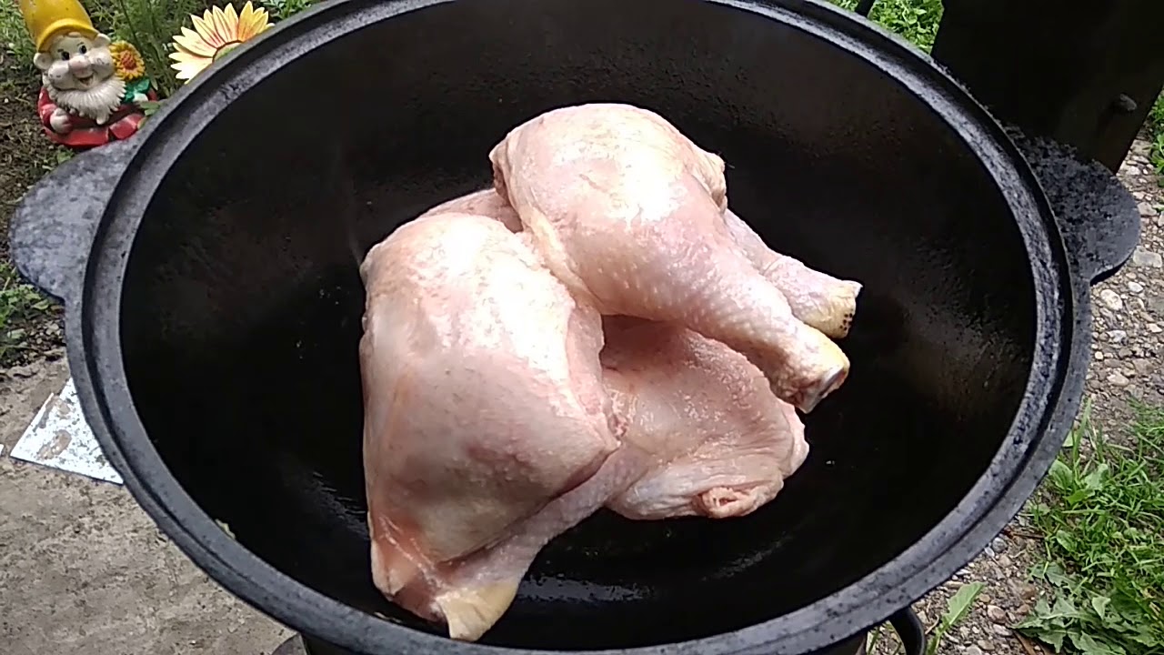 Курица на костре рецепт