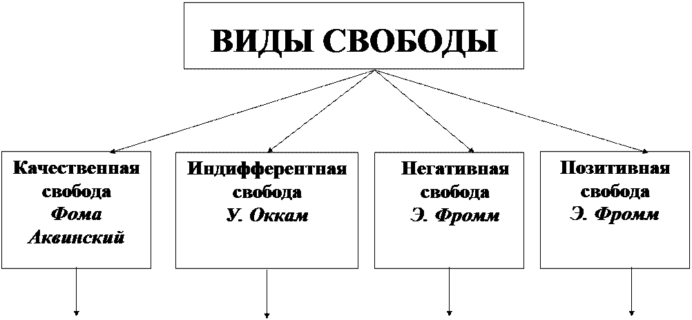 Свобода человека схема