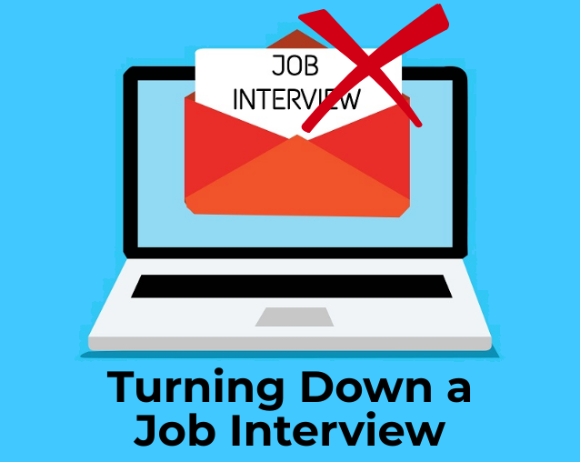 How to cancel an interview