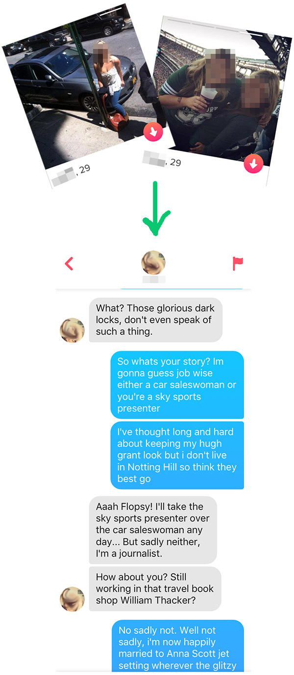 guessing game messaging on tinder