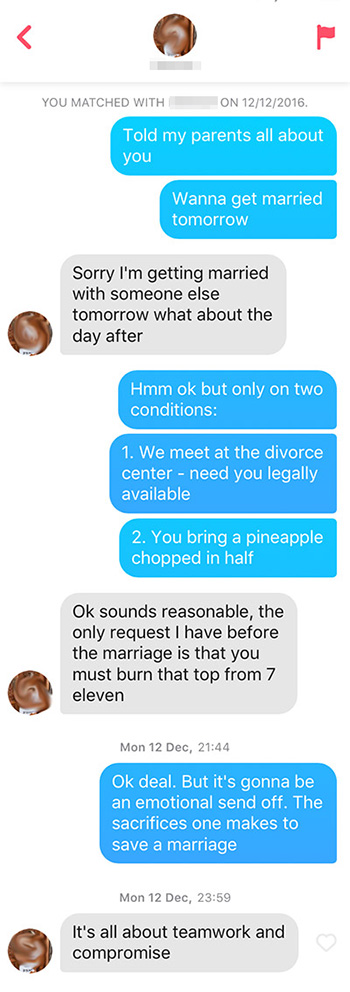 role-play with a girl on tinder
