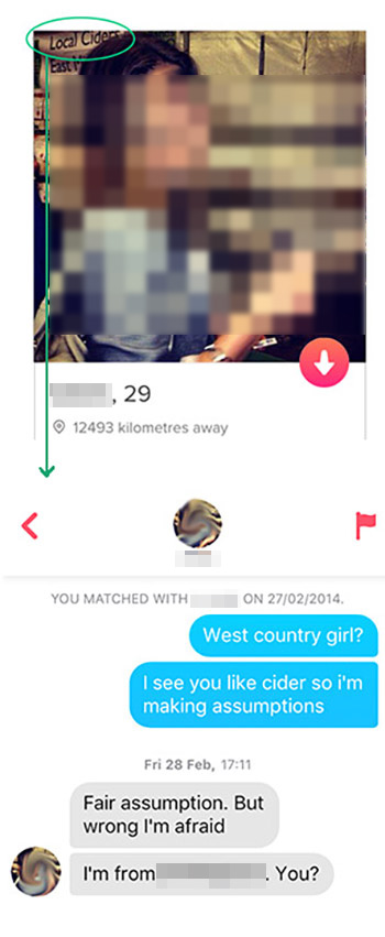 personalised messages to send to a girl on tinder