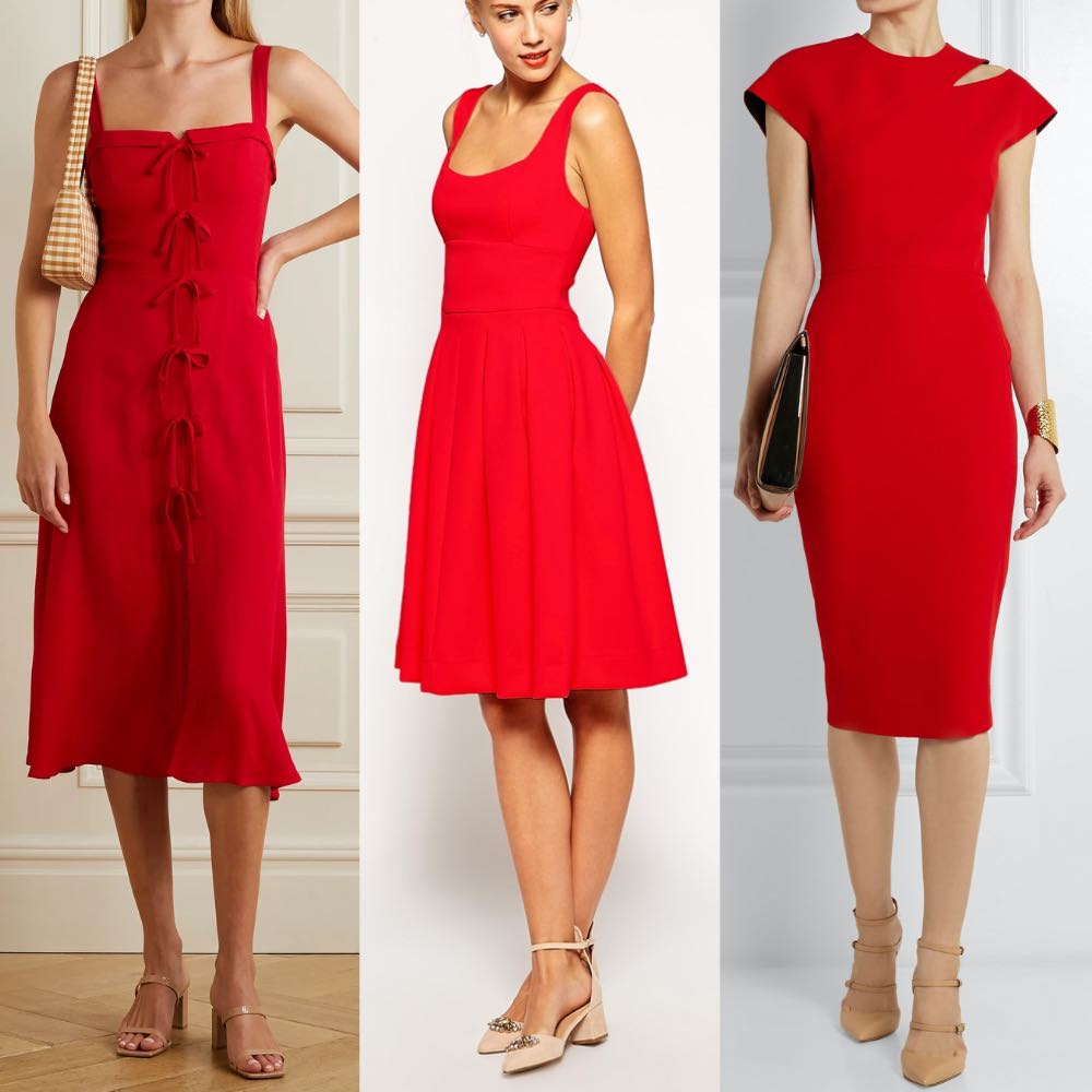 What Color Shoes to Wear with Red Dress