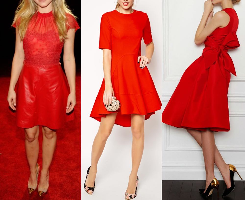 What Color Shoes to Wear with Red Dress