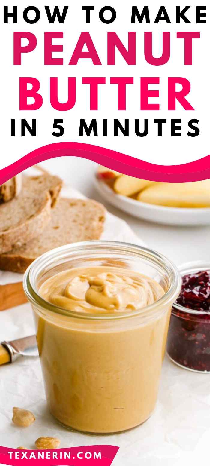 Wondering how to make peanut butter? You only need one ingredient and a food processor or a high-powered blender for this peanut butter recipe! You